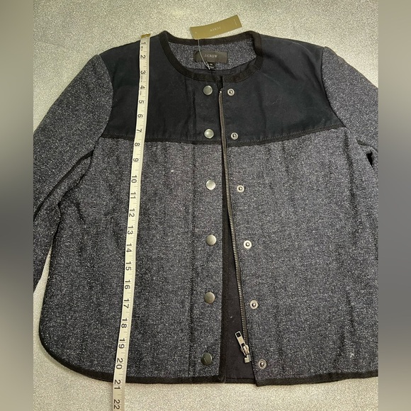 J.Crew Women's Black and Gray Jacket - Picture 9 of 9